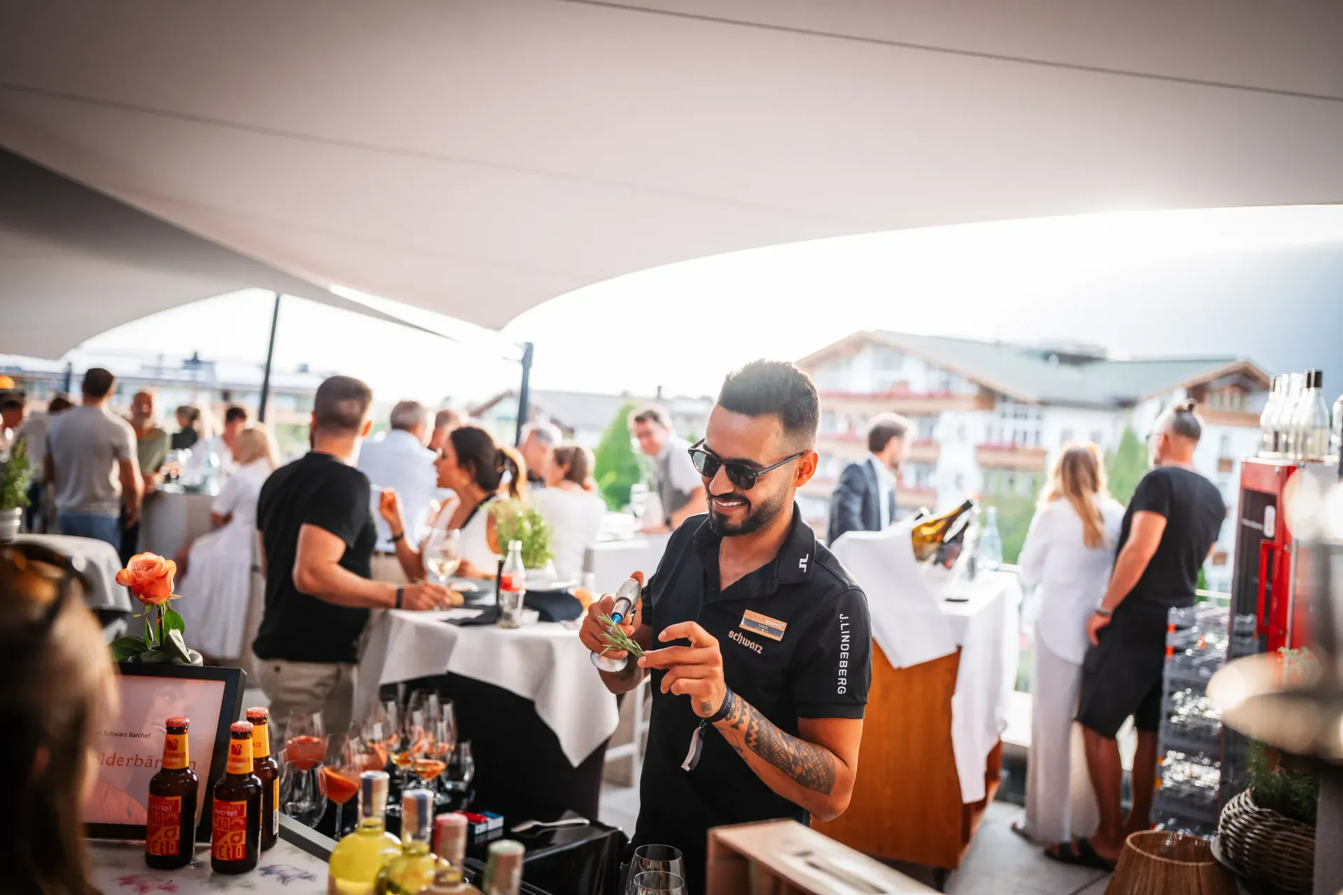 Stimmungsvolle Momente beim Get-Together