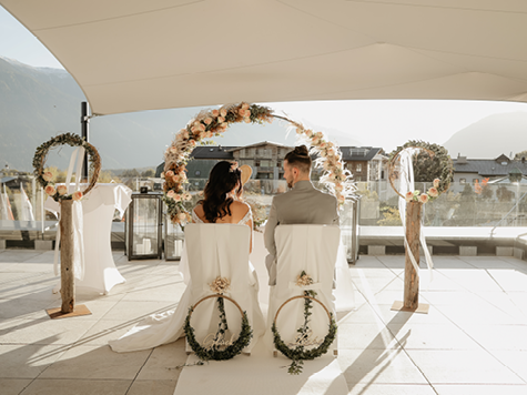 Heiraten auf der Dachterrasse